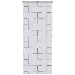 Berkfield Home Shower Roller Blind 80x240 cm Square in White - thumbnail 3