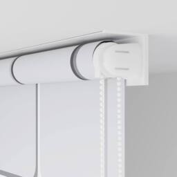 Berkfield Home Shower Roller Blind 80x240 cm Square in White - thumbnail 8