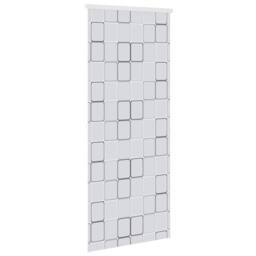 Berkfield Home Shower Roller Blind 80x240 cm Square in White - thumbnail 4