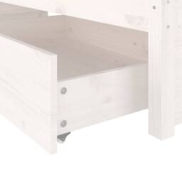 Berkfield Home Bed Frame with Drawers White 180x200 cm Super King Size - thumbnail 8