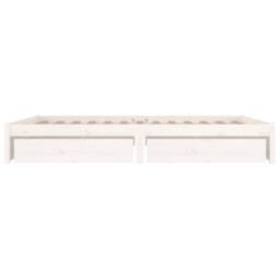 Berkfield Home Bed Frame with Drawers White 180x200 cm Super King Size - thumbnail 4
