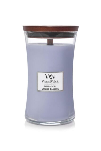 Woodwick Women's Lavender Spa Large Candle in Purple - image 1