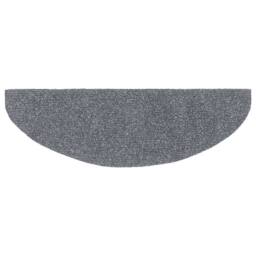 Berkfield Home Self-adhesive Stair Mats 10 pcs Light Grey 65x21x4 cm Needle Punch - Size: Medium - thumbnail 5