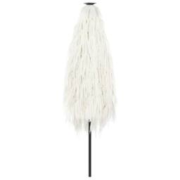 Berkfield Home Durable Garden Parasol with Steel Pole White 268x268x226 cm - Size: 268 x 268 x 226 cm - thumbnail 6