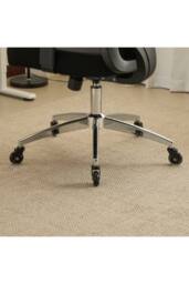 Home Source Breathable Office Chair Adjustable Armrest & Headrest Silent Casters in Black - thumbnail 2