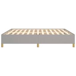 Berkfield Home Bed Frame Light Grey 180x200 cm Super King Fabric - thumbnail 6