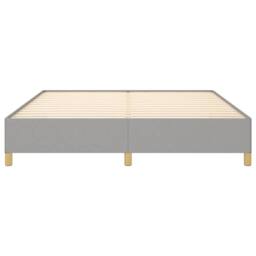 Berkfield Home Bed Frame Light Grey 180x200 cm Super King Fabric - thumbnail 5