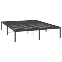 Berkfield Home Metal Bed Frame Black 150x200 cm King Size - thumbnail 3