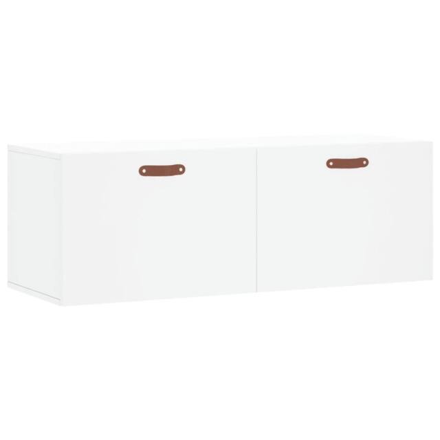 Berkfield Home Wall Cabinet White 100x36.5x35 cm Engineered Wood - image 1