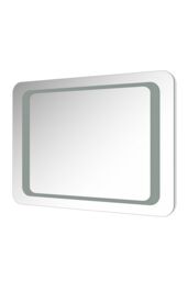 H&O Direct LED Wall Mounted Steam Free Illuminated Bathroom Mirror in Silver - thumbnail 5