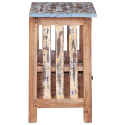 Berkfield Home Bedside Cabinet 41x30x50 cm Solid Reclaimed Wood in Brown - Size: 41 x 30 x 50 cm - thumbnail 5