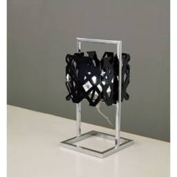 Netlighting Tokio Table Lamp 1 Light G9 Gloss BlackPolished Chrome in Black - thumbnail 2