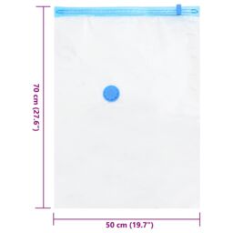 Berkfield Home Vacuum Storage Bags - 5 pack, 70x50 cm in White - thumbnail 7