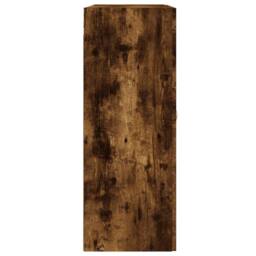 Berkfield Home Wall Mounted Cabinet Smoked Oak 69.5x34x90 cm Engineered Wood in Brown - thumbnail 8