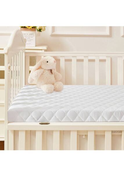 Groundlevel Bambico Ultra Comfort Memory Foam Children's Mattress - 140x70x10cm in White - Size: 140 x 70 x 10 cm - image 1