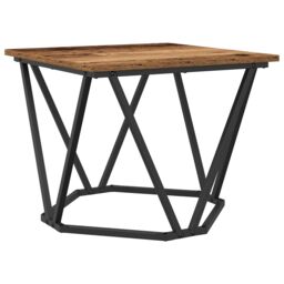 Berkfield Home Side Tables 3 pcs Old Wood Engineered Wood in Brown - thumbnail 2