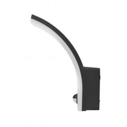 CGC Lighting Paris Graphite Curved LED Wall Light with PIR Motion Sensor Full Opal Front Diffuser in Dark Grey - thumbnail 4