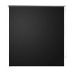 Berkfield Home Roller Blind Blackout 160 x 230 cm Black - thumbnail 2