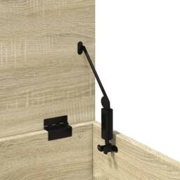 Berkfield Home Storage Box Sonoma Oak 40x42x46 cm Engineered Wood in Light Brown - Size: 40 x 42 x 46 cm - thumbnail 9