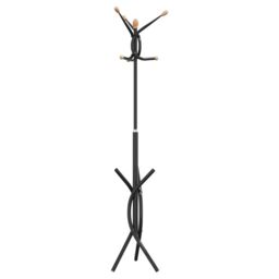 Berkfield Home Coat Stand Black 176 cm Powder-coated Iron - thumbnail 5