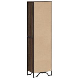 Berkfield Home Bookcase Brown Oak 50x31x169 cm Engineered Wood - Size: 50 x 31 x 169 cm - thumbnail 6