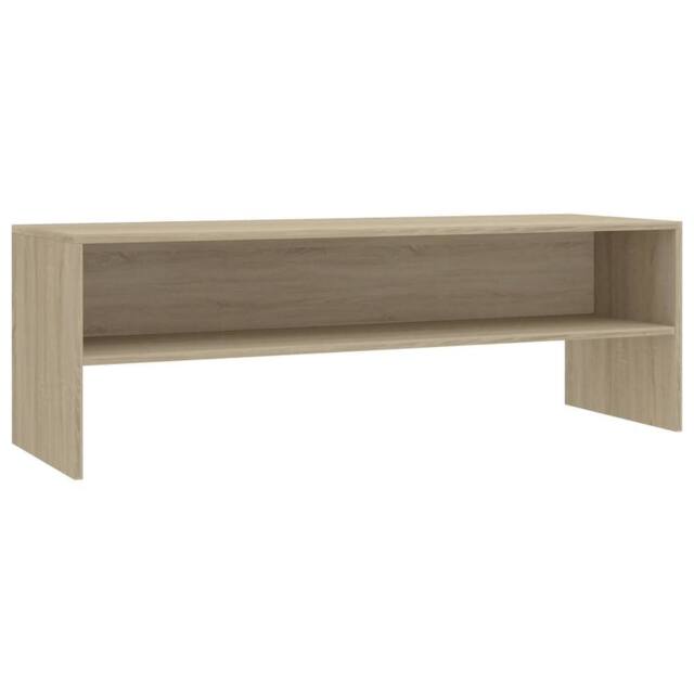 Berkfield Home TV Cabinet Sonoma Oak 120x40x40 cm Engineered Wood in Light Oak - Size: 120 x 40 x 40 cm - image 1