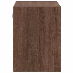 Berkfield Home Garage Wall Cabinets 2 pcs Brown Oak Engineered Wood - thumbnail 7