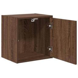 Berkfield Home Garage Wall Cabinets 2 pcs Brown Oak Engineered Wood - thumbnail 5
