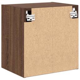 Berkfield Home Garage Wall Cabinets 2 pcs Brown Oak Engineered Wood - thumbnail 8