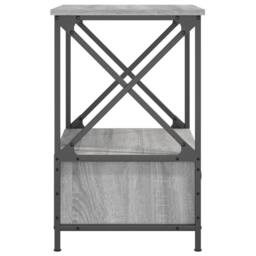 Berkfield Home Durable Bedside Tables 2 pcs Grey Sonoma 50x41x65 cm Engineered Wood - Size: 50 x 41 x 65 cm - thumbnail 8