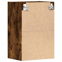 Berkfield Home Hanging Cabinet Smoked Oak 40x29.5x60 cm Engineered Wood in Brown - thumbnail 6