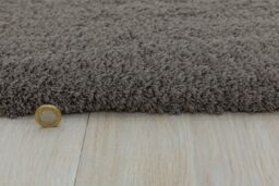 The Rug Shop UK Modern Plain Shaggy Anti-Shed Easy To Clean Area Rug in Charcoal - Size: 160 cm x 230 cm - thumbnail 2