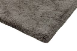 The Rug Shop UK Modern Plain Shaggy Anti-Shed Easy To Clean Area Rug in Charcoal - Size: 160 cm x 230 cm - thumbnail 3