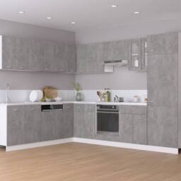 Berkfield Home Hanging Corner Cabinet Concrete Grey 57x57x60 cm Engineered Wood - Size: 57 x 57 x 60 cm - thumbnail 1