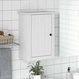 Berkfield Home Bathroom Wall Cabinet BODO White 44x30x60 cm - Size: 44 x 30 x 60 cm - thumbnail 3