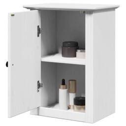 Berkfield Home Bathroom Wall Cabinet BODO White 44x30x60 cm - Size: 44 x 30 x 60 cm - thumbnail 2