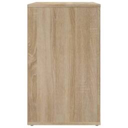 Berkfield Home Classic Bedside Cabinet Sonoma Oak 50x36x60 cm Engineered Wood in Brown - Size: 50 x 36 x 60 cm - thumbnail 8