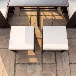 Artemis Home Giulia 9 Piece Rattan Cube Outdoor Set in Brown - thumbnail 4