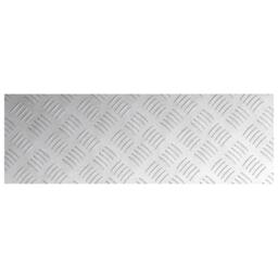 Berkfield Home Aluminium Checker Plates 4 pcs Anti-Slip 60x20 cm in Silver - Size: Medium - thumbnail 5