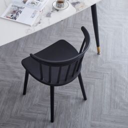 Nordlys Set of 4 Indoor Outdoor Chairs in Black - thumbnail 8