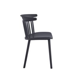 Nordlys Set of 4 Indoor Outdoor Chairs in Black - thumbnail 7