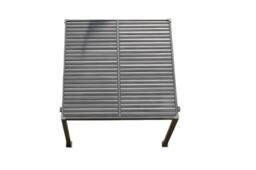 Outdoor Living 3m x 3m Aluminium Pergola with Manual Louvre Roofing in Charcoal - thumbnail 4
