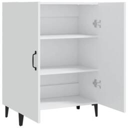Berkfield Home Sideboard White 70x34x90 cm Engineered Wood - Size: 70 x 34 x 90 cm - thumbnail 4