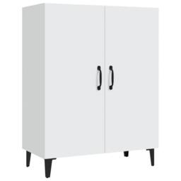 Berkfield Home Sideboard White 70x34x90 cm Engineered Wood - Size: 70 x 34 x 90 cm - thumbnail 1