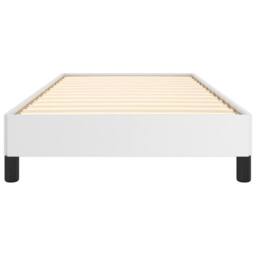 Berkfield Home Durable Bed Frame White 90x190 cm Single Faux Leather - thumbnail 5