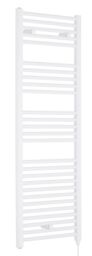 Balterley Electric Vertical Round Towel Rail & 27 Rails, 1375x480mm, Gloss White