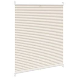 Berkfield Home Plisse Blind 110x125cm Creme in Cream - Size: 110x125 cm
