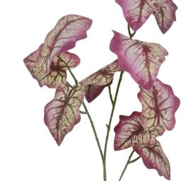 Leaf Artificial Faux Foliage Purple 85cm Realistic Pack of 6 - thumbnail 5