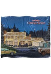 Warner Brothers Christmas Vacation Silky Touch Super Soft Throw Blanket 152x127cm in White - Size: 152x127 cm - thumbnail 1