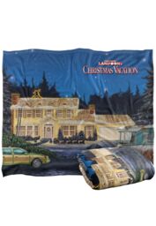 Warner Brothers Christmas Vacation Silky Touch Super Soft Throw Blanket 152x127cm in White - Size: 152x127 cm - thumbnail 2